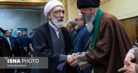 قاب‌هایی از مراسم اربعین رئیس دفتر نظامی فرمانده فقید کل قوا/حضور دبیر شورای عالی انقلاب فرهنگی در مراسم چهلم/ پور محمدی هم آمده بود + عکس