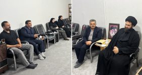 تشریح روند توسعه شبکههای ارتباطی و پروژههای فیبرنوری مخابرات مهدیشهر در دفتر امام جمعه