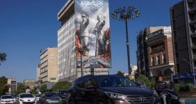 تصاویر دیدنی از بیلبوردهای تهران بعد از جنگ + عکس