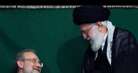 رهبر شهید و شهید علی لاریجانی در صداوسیما در دهه ۷۰ + تصاویر