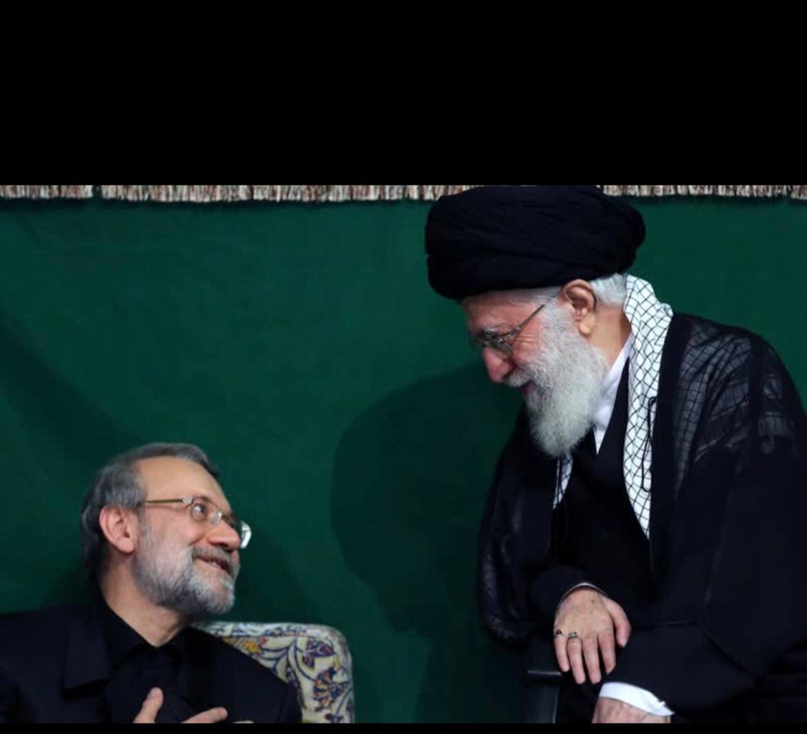 رهبر شهید و شهید علی لاریجانی در صداوسیما در دهه ۷۰ + تصاویر