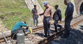 افزایش ایمنی خطوط ریلی با اجرای جوش شیار باریک در  راه‌آهن لرستان