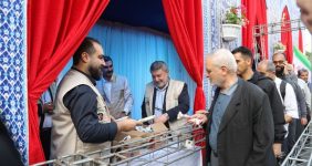 حضور چهرههای دولت پزشکیان در اجتماع امامرضاییها ؛ از حضرتی تا وزیر نفت + عکس
